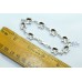 Handcrafted 925 Sterling Silver Marcasite Stones Tortoise Charm Bracelet 7.6"